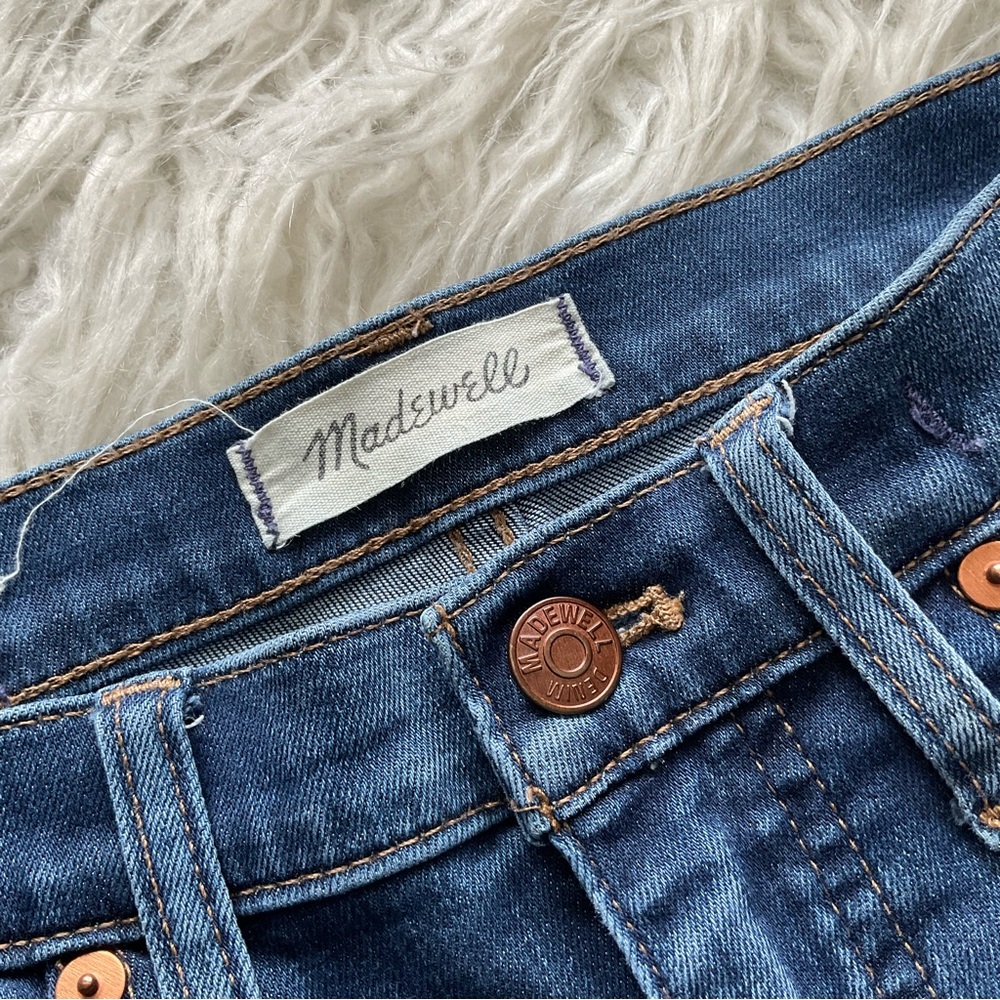 Madewell 10" High-Rise Skinny Jeans in‎ Danny Wash: TENCEL Denim Edition - Picture 3 of 6